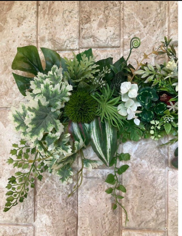 光触媒　人工観葉植物　ウォールグリーン　フェイクグリーン　壁掛け405 7枚目の画像