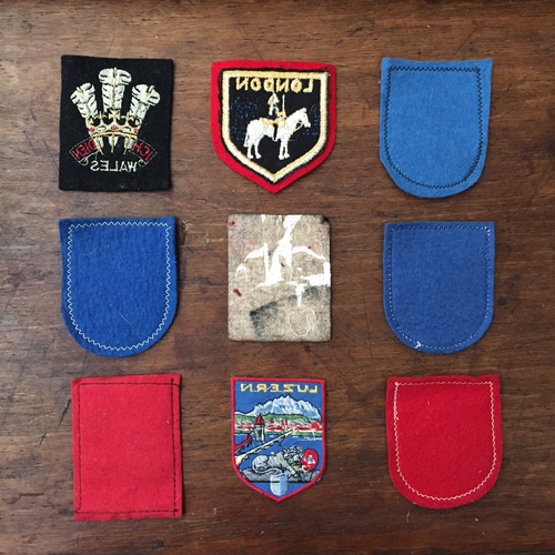 1044 スカジャン　ワッペン　刺繍　イギリス製　リブライン　レア　ヴィンテージ 1044 スカジャン ワッペン 刺繍 イギリス製 リブライン レア