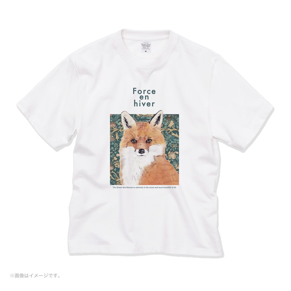 厚みのあるBIGシルエットTシャツ「FOX」/送料無料 4枚目の画像