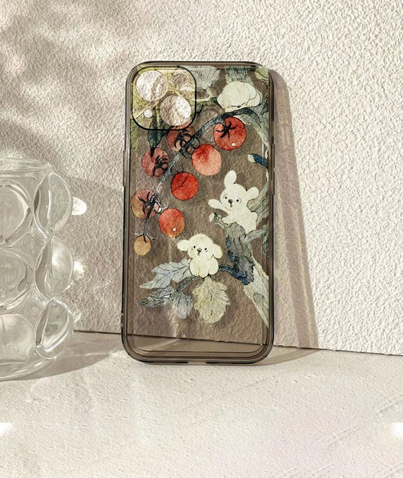 【第二点半額】iPhone スマホケース　蓮華　花　プレゼント フレキシパン 7枚目の画像