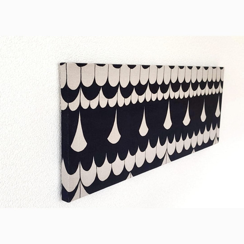 ファブリックパネル ミナペルホネン シーレース 波 大型