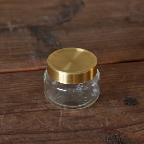 真鍮製〕空瓶を楽しくリユースする蓋 保存容器・キャニスター
