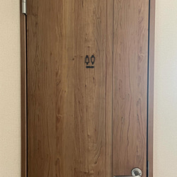 ルームサイン プレート トイレ ステッカータイプ おしゃれ インテリア 新生活 トイレサイン トイレマーク 3枚目の画像