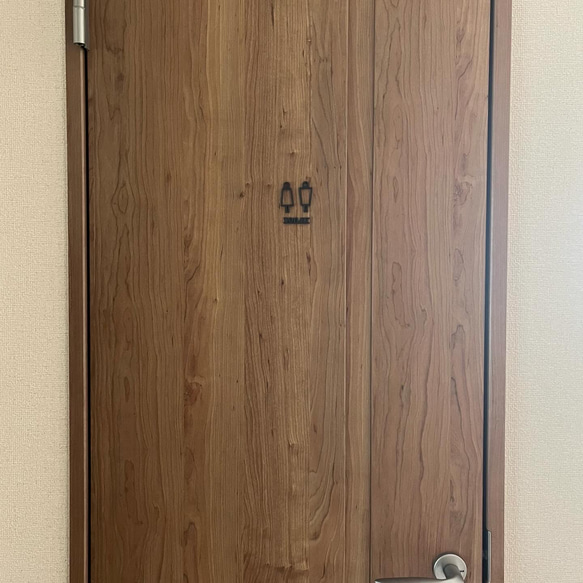 ルームサイン プレート トイレ ステッカータイプ おしゃれ インテリア 新生活 トイレサイン トイレマーク 3枚目の画像