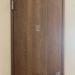 ルームサイン プレート トイレ ステッカータイプ おしゃれ インテリア 新生活 トイレサイン トイレマーク 7枚目の画像