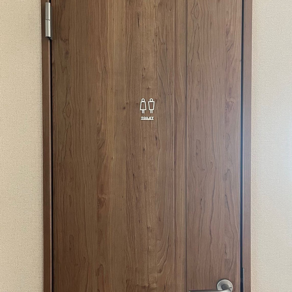 ルームサイン プレート トイレ ステッカータイプ おしゃれ インテリア 新生活 トイレサイン トイレマーク 7枚目の画像