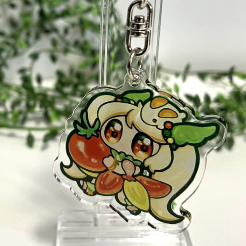 オリジナルデザイン アクリルキーホルダー サラダセット その他