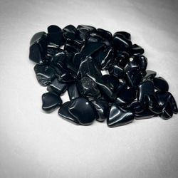 black obsidian mini tumble / オブシディアンミニタンブル B：レインボーオブシディアン 2枚目の画像