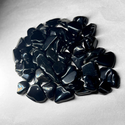 black obsidian mini tumble / オブシディアンミニタンブル B：レインボーオブシディアン 3枚目の画像