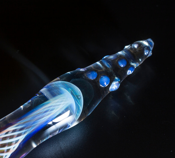ガラスペン 海月 ボロシリケイトガラス製 gp5 4枚目の画像