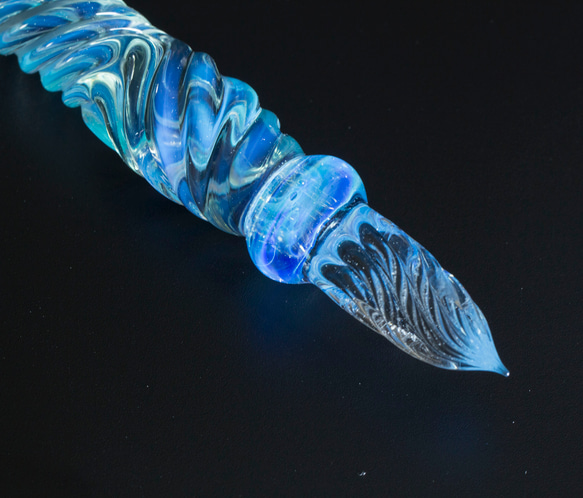 ガラスペン ねじペン ボロシリケイトガラス製 gp11 4枚目の画像