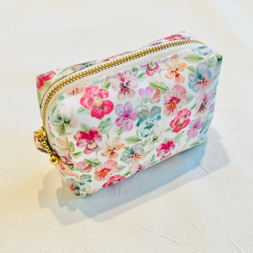 ♡Liberty ミニボックスポーチ♡ 重たかっ