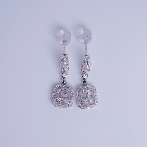 セット価格ＰＴ天然ダイヤモンドピアス 計０．８ｃｔ PT天然ダイヤモンドピアス 計0.8ct D I1 EX 鑑定書付き