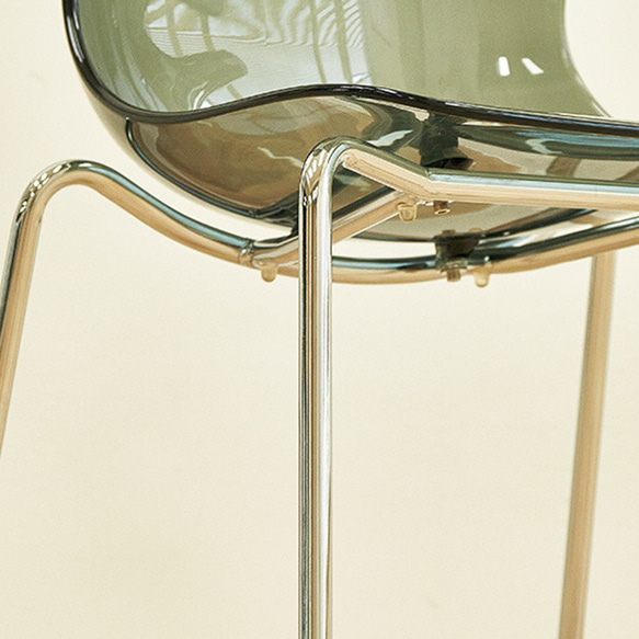 つやつや クリア 透明 ダイニング 椅子 シンプル モダン アクリル 北欧 キャスターなし おしゃれ ch-1014 15枚目の画像