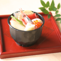 美食良菜　七色の海鮮ミニ丼　3客入り 2枚目の画像