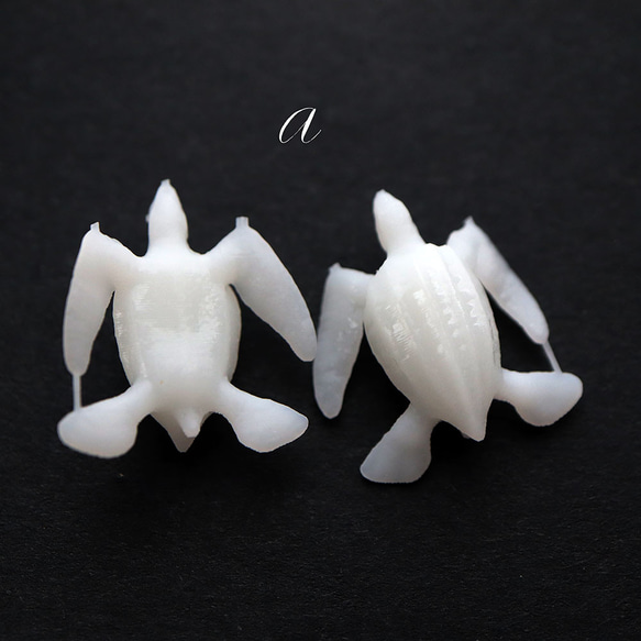 3Dフィギュア 模型 レジン封入パーツ ホヌ 海亀 3個セット 2枚目の画像