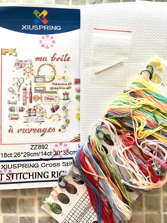 クロスステッチ刺繍キット Sewing キット w_moon 通販｜Creema(クリーマ)