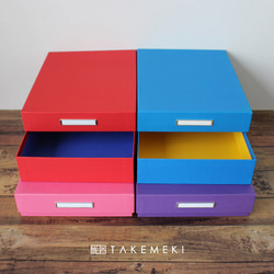 【セミオーダー】お道具箱 収納箱 B5 A4 大きめ サイズ 2枚目の画像