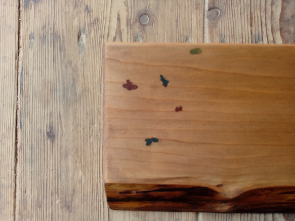 【木製看板製作】 桂 17m×25cm 厚み2.8cm / 一枚板看板 7枚目の画像