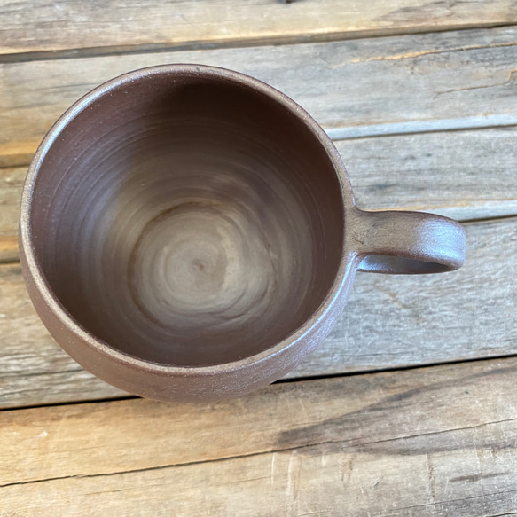 備前土の焼締め珈琲カップ 180ml　コーヒー好きに 送料無料 7枚目の画像