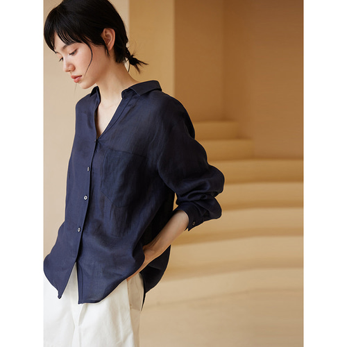 【美品】Deuxieme Classe リネン100% シャツ 羽織り ネイビー Deuxieme Classe リネン100% シャツ 羽織り ネイビー - メルカリ