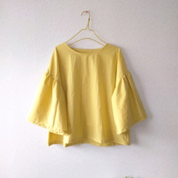 Spring cottonフリル袖ブラウス ✨選べる34色✨ ナチュラル   made in japan 8枚目の画像