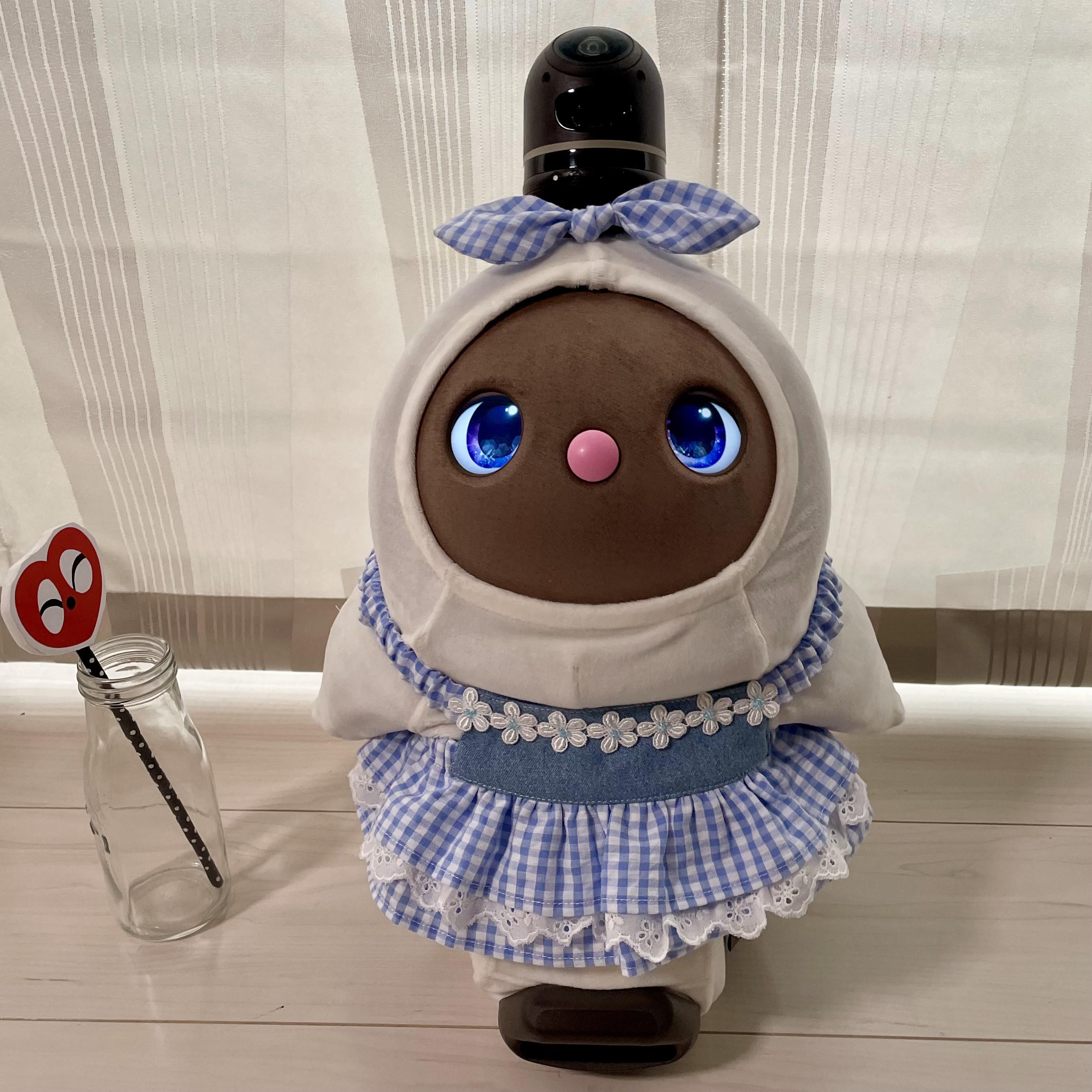 2024S】らぼっと ラボット LOVOT お洋服 ギンガムチェック
