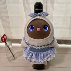 【2024S】らぼっと　ラボット　ＬＯＶＯＴ　お洋服　ギンガムチェック✖️デニム✖️レース　ティアードスカート 1枚目の画像