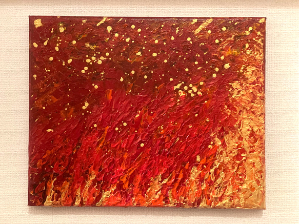 エネルギーアート　スピリチュアルアート　絵画　アクリル画 Amazon.co.jp: 絵画 インテリア おしゃれ 鳳凰 ヒーリングアート