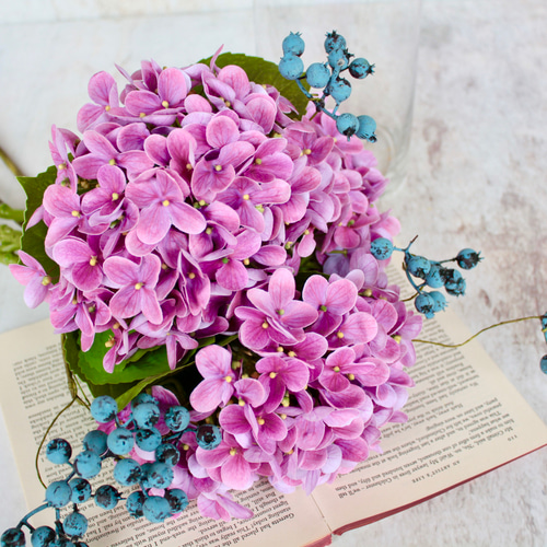 ハンドメイド　スリーピングベビー　紫陽花ブルー 1AB27Y | Haruulala organic