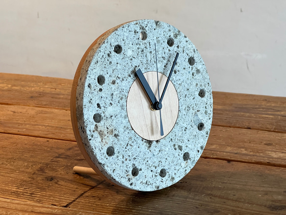 置物時計 クォーツ セイコー エムブレム 置き時計 HW588W クオーツ 電池式 クロック