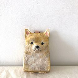 柴犬のアートな雫カードケース♪1381Creema限定 2枚目の画像