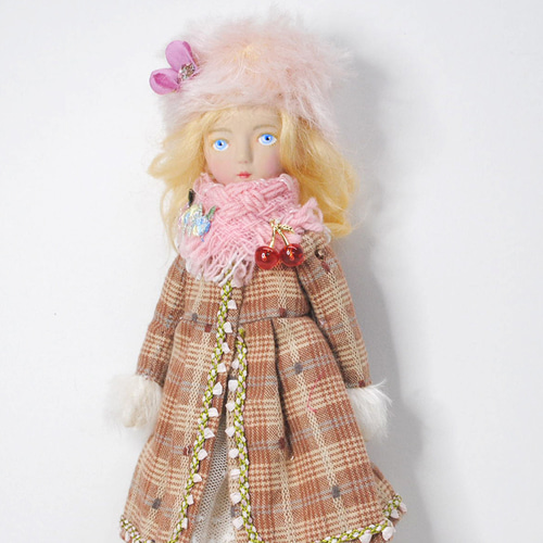 小さいお人形〈doll-さくらんぼ3〉創作人形 その他人形 すずきまみ