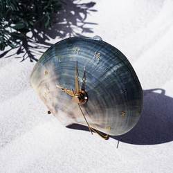 黒蝶貝による海の時を刻む置き時計 11枚目の画像
