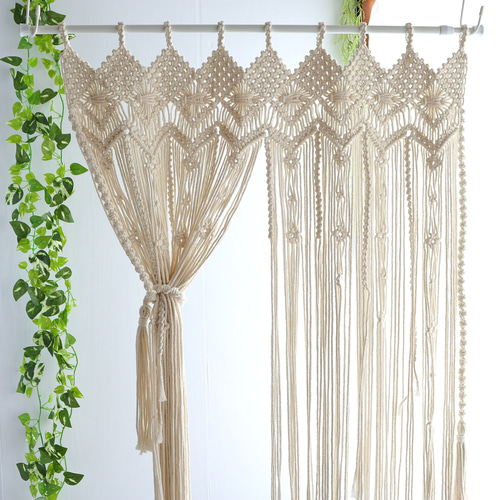 マクラメ　のれん　ガーランド 楽天市場】マクラメのれんの通販