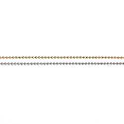 ucg46 [2M] 約 1.5 毫米球鏈 銀色 單獨販售 黃銅鏈 第6張的照片