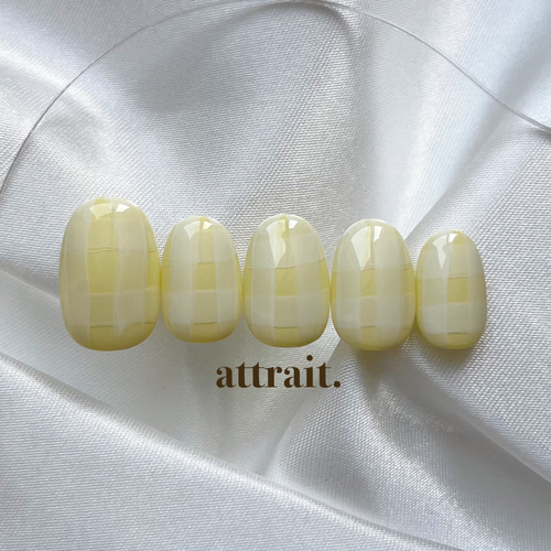 066》黄色 イエロー ホワイト 白 チェック ギンガムチェック シンプル