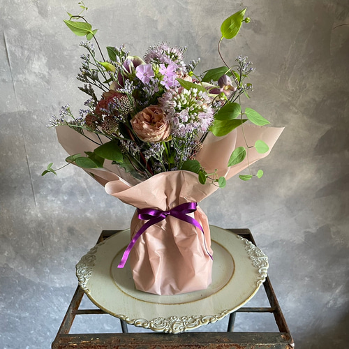 人気商品】スタンディングブーケ 花瓶要らず！自立します‼️ ドライ