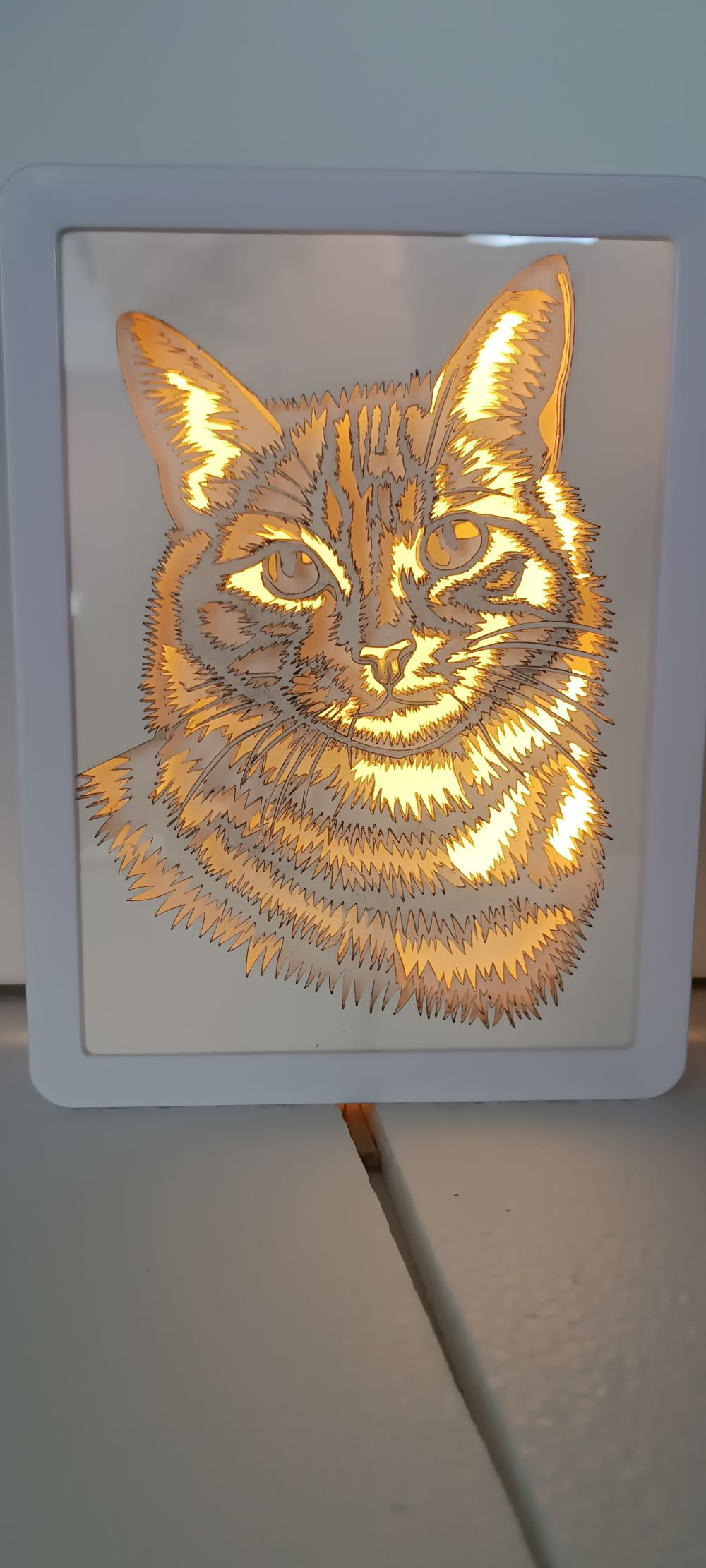 ３D切り絵LEDライトボックス「ペット手元供養」シリーズ　DIY