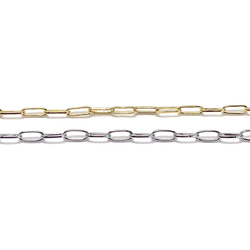 ucg48 [2M] 線徑約 0.7mm / 約 6mm * 2.5mm 銀色設計鏈條單獨販售 第6張的照片