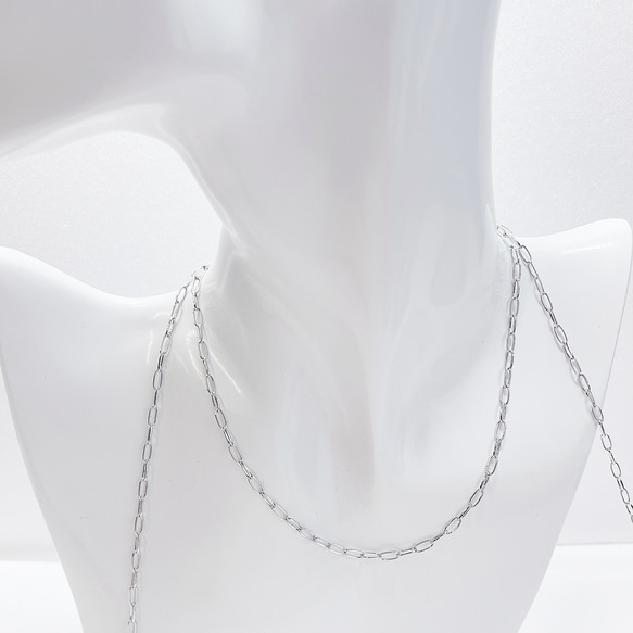 ucg48 [2M] 線徑約 0.7mm / 約 6mm * 2.5mm 銀色設計鏈條單獨販售 第5張的照片