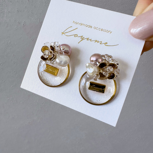 夕暮れの恋 ピアス /イヤリング no.1417 ピアス（スタッド・一粒  