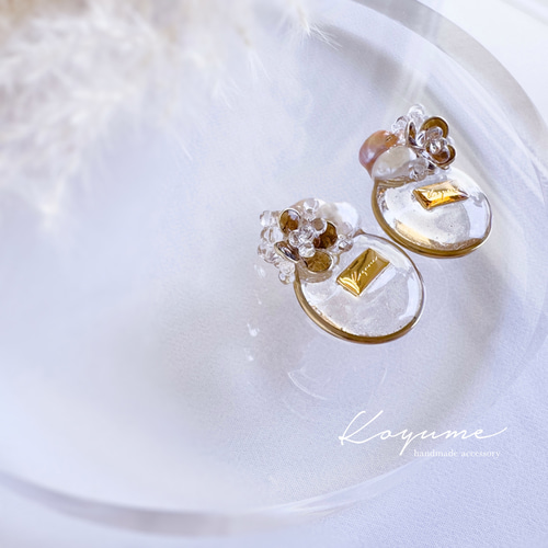 夕暮れの恋 ピアス /イヤリング no.1417 ピアス（スタッド・一粒  