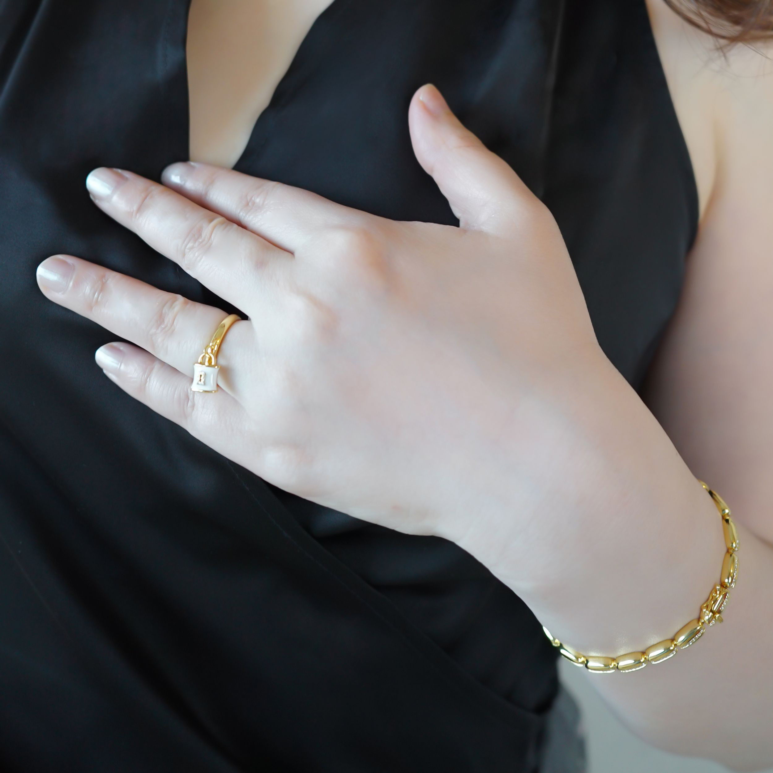 ロックチャームリング 即発送可 20240624-15