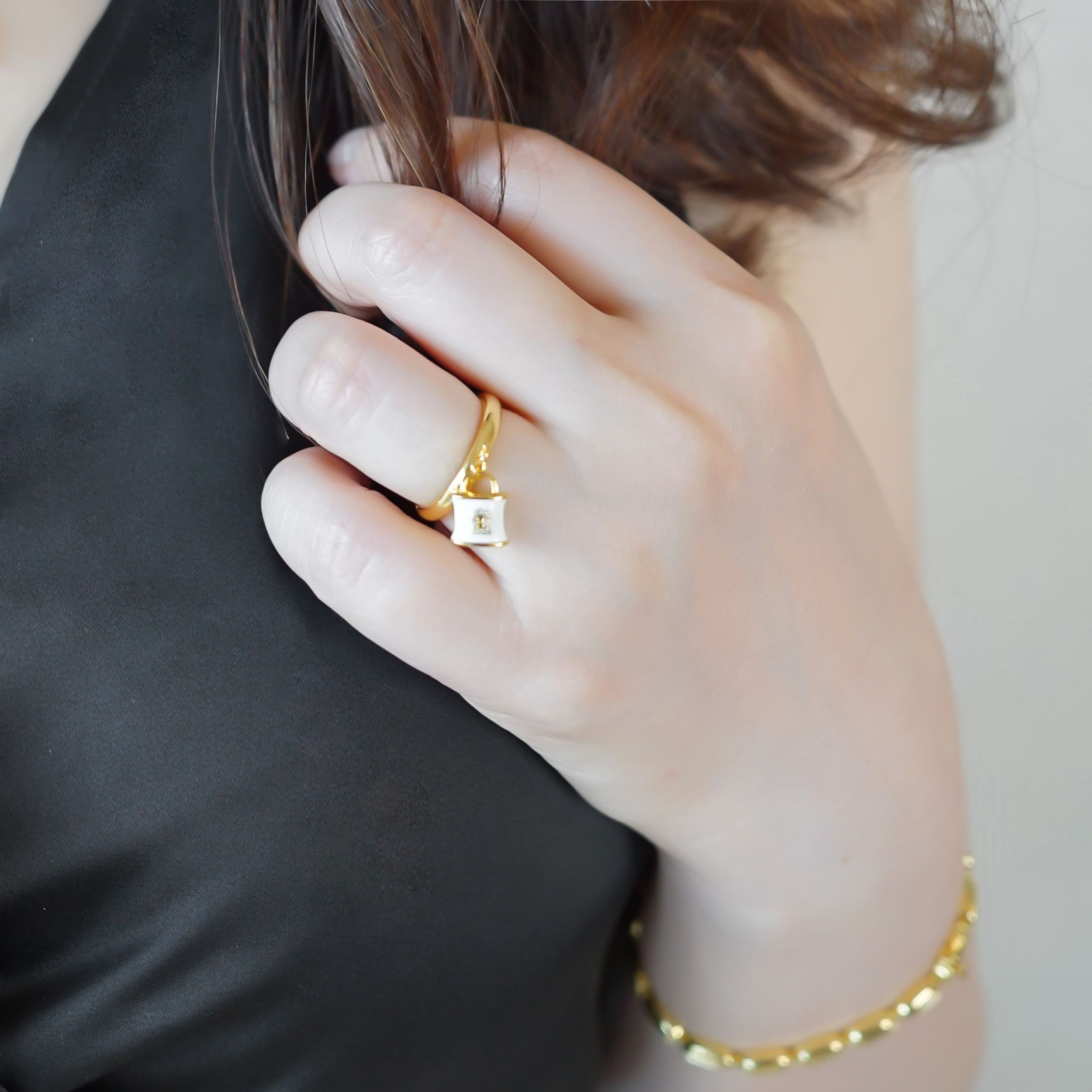 ロックチャームリング 即発送可 20240624-15