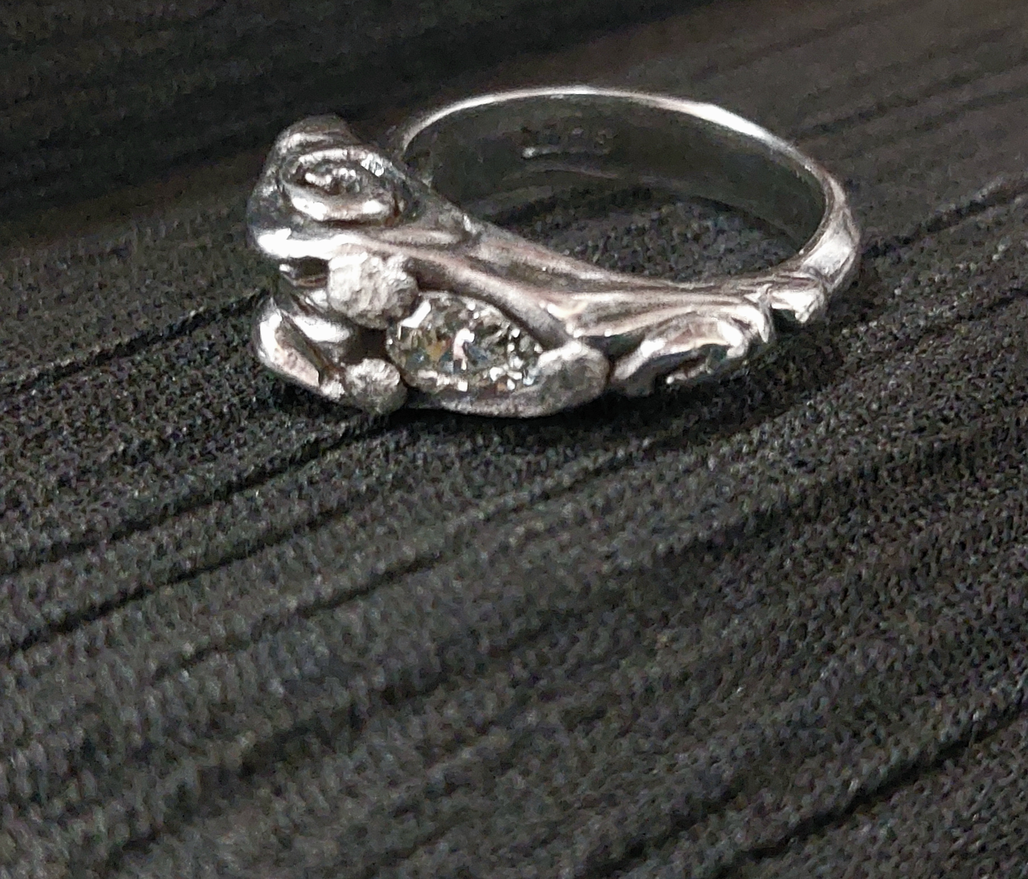 キュービックジルコニアシルバーリング9号