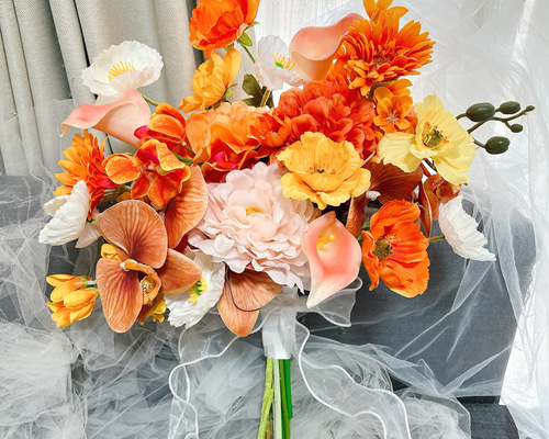 1名様限定 受注製作No.268 クラッチブーケ 結婚式 前撮り