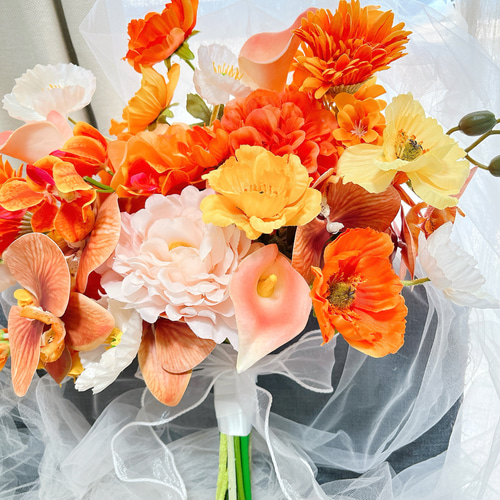 1名様限定 受注製作No.268 クラッチブーケ 結婚式 前撮り