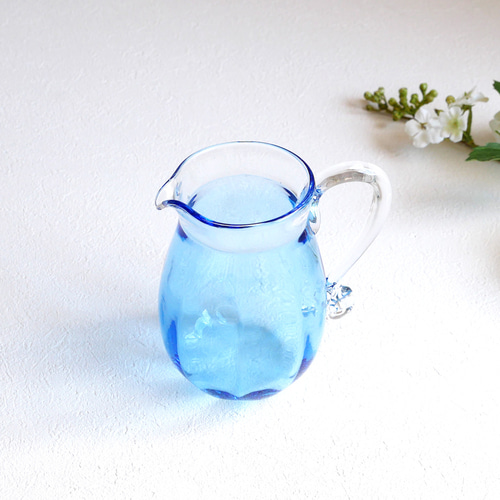 ブルーと透明のさわやかピッチャー（小さめタイプ） その他キッチン
