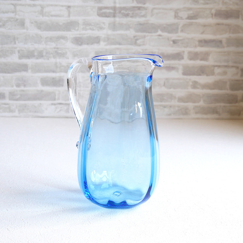 ブルーと透明のさわやかピッチャー（大きめタイプ） その他キッチン